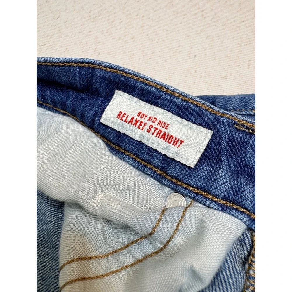 Lucky Brand Mens Medium Wash Straight Leg Denim Jeans Blue Size 31x28